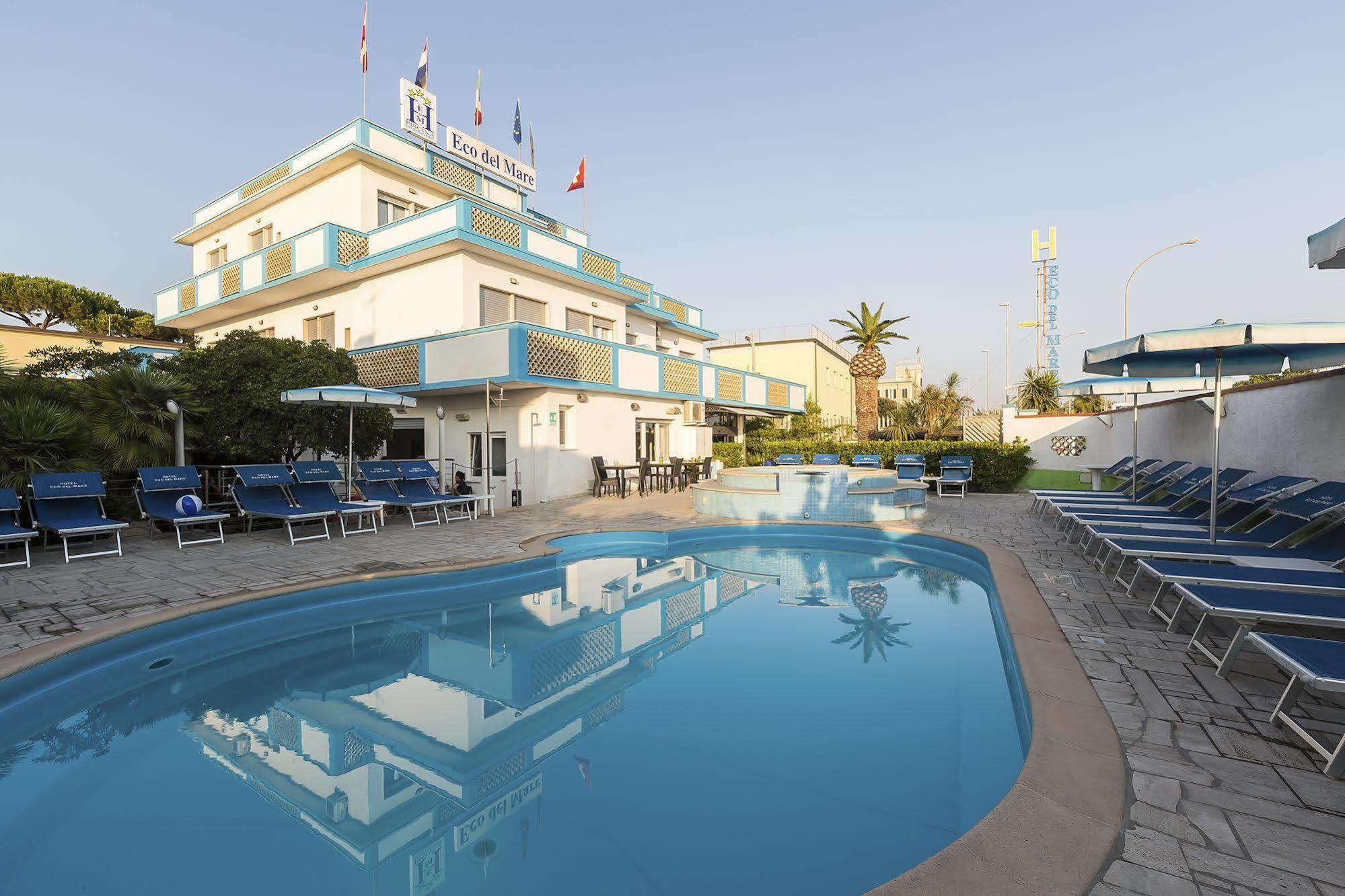 Hotel Eco Del Mare Marina di Massa Exterior foto